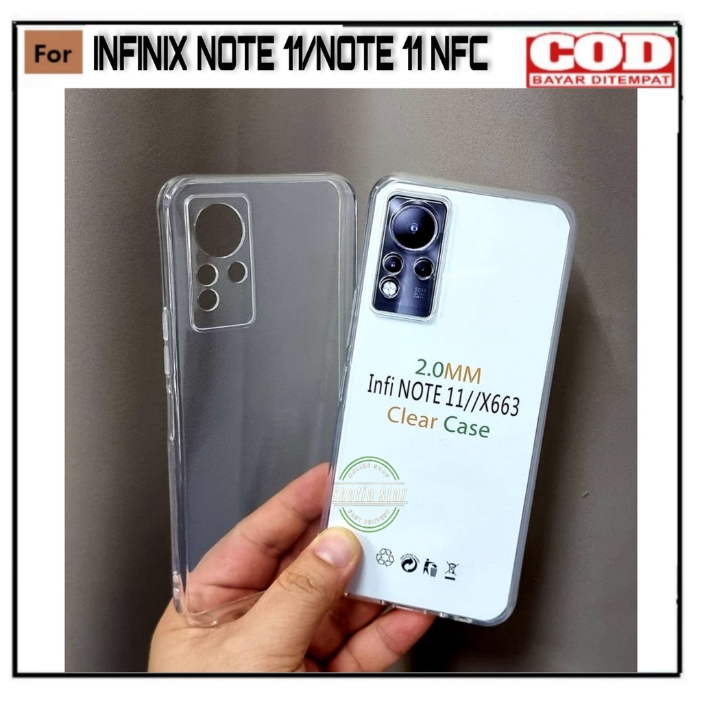 INFINIX NOTE 11 NOTE 12G96 NOTE 11 NFC NOTE 11S NOTE 11 PRO HOT 11s NFC HOT 10 PLAY HOT 12 PLAY 11 PLAY SOFTCASE CLEAR PREMIUM HD PROTECT CAMERA CASING