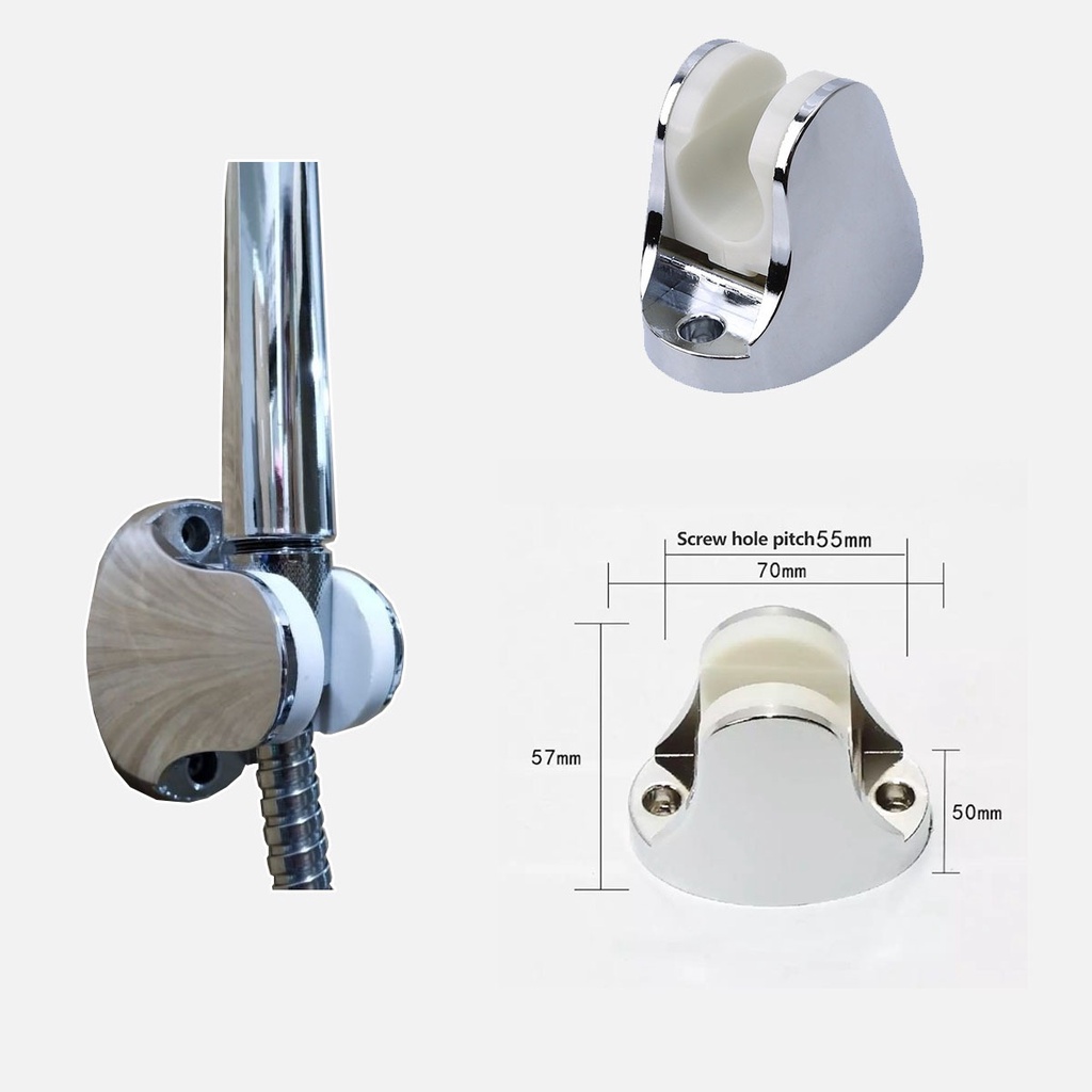 Adjustable Bracket Shower Holder Dudukan Gantungan Hand Shower Dapat Di Atur / Cantolan Shower Adjustable Atur Posisi