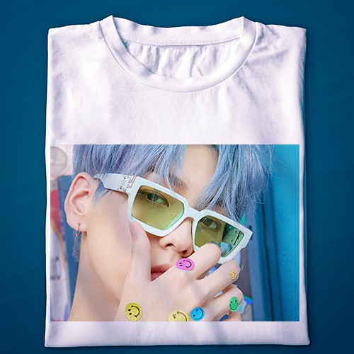 104 KAOS KPOP TXT Soobin Sunglasses Blue Hour
