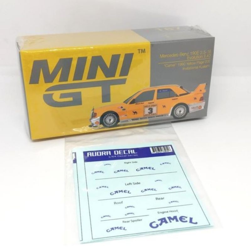 Minigt mercedes benz 190E camel