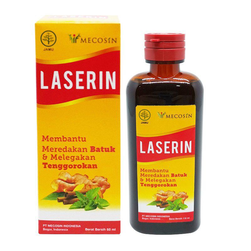 LASERIN SIRUP 110ml/100ml/60 ml /obat batuk