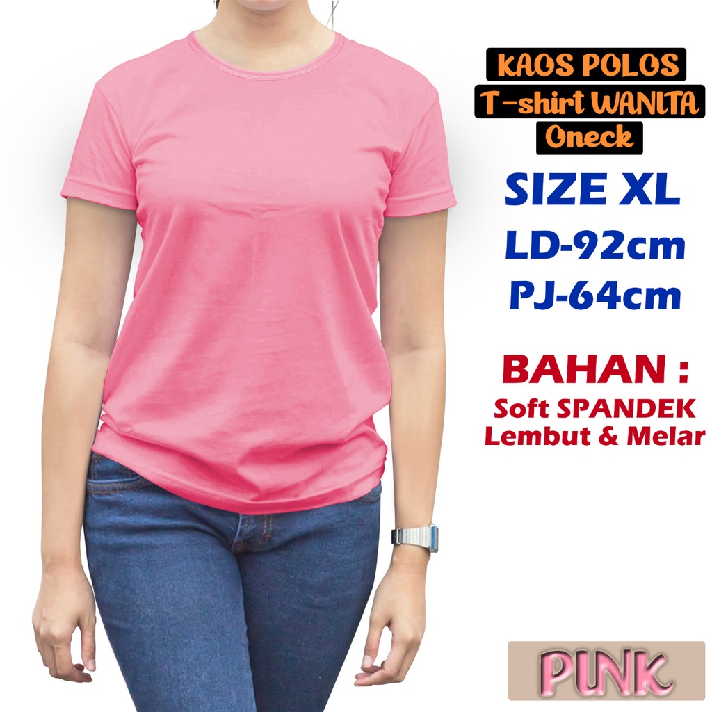 kaos polos wanta lengan pendek