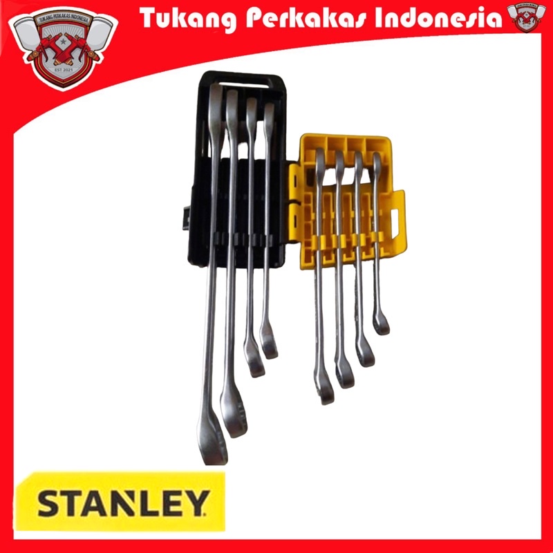 Stanley Kunci ring pas set 8pcs Combination wrench set 8pcs 8-19mm