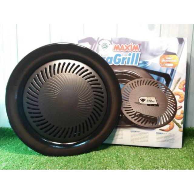 Maxim Alat pemanggang ultragrill / wajan pemanggang bbq &amp; PANGGANGAN BULAT BBQ GSF G-7132