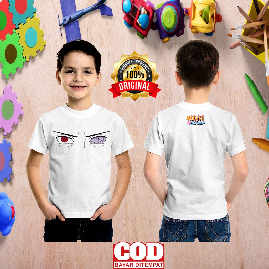 PAKAIN ANAK / KAOS ANAK NARUTO / BAJU ANAK ANIME NARUTO