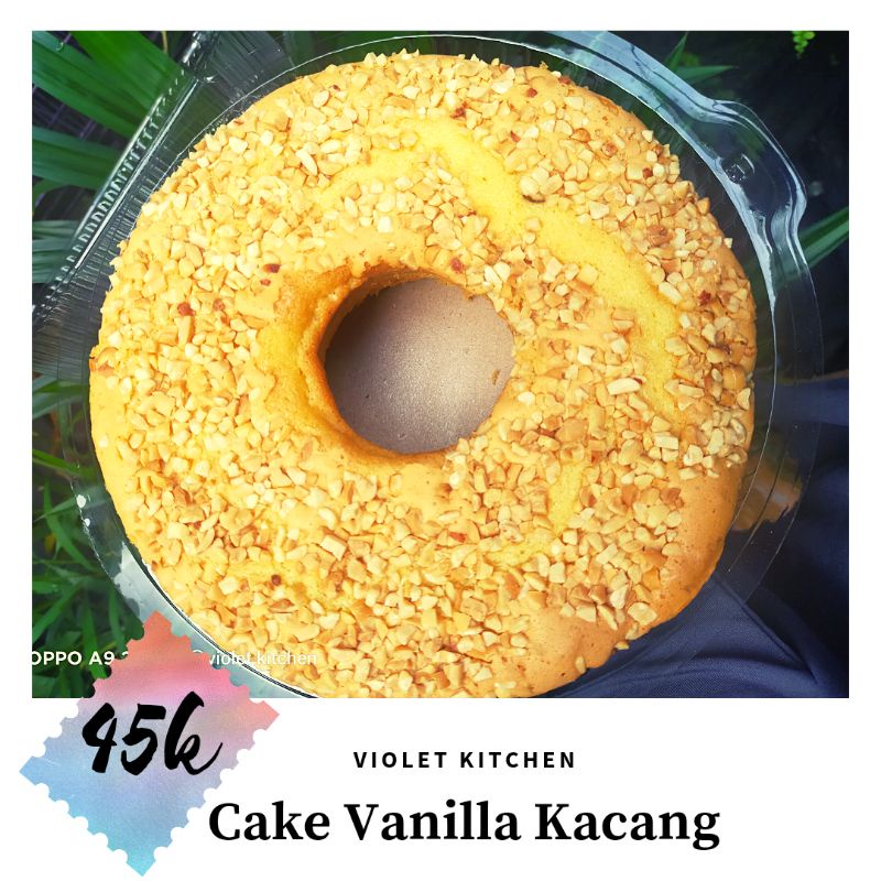 

Cake vanila kacang
