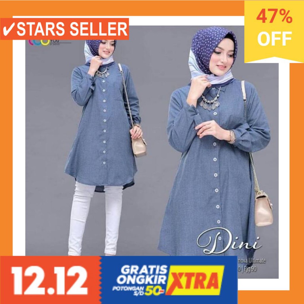 PAKAIAN MUSLIM TERBAIK PALING ANAK ORANG TUA PINK MURAH / Kirana Tunik Tunikmurah Atasanwanita