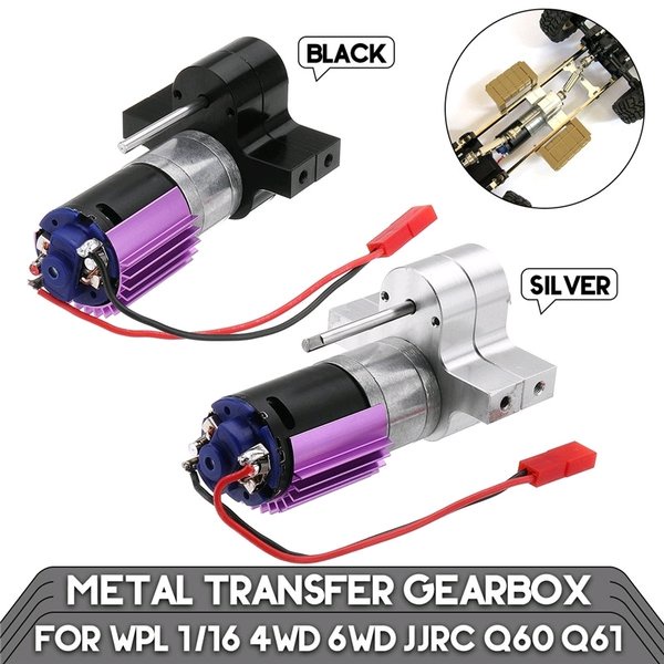 gearbox wpl Metal RC 6WD 4WD JJRC Q60 q61 mn d90 fj45