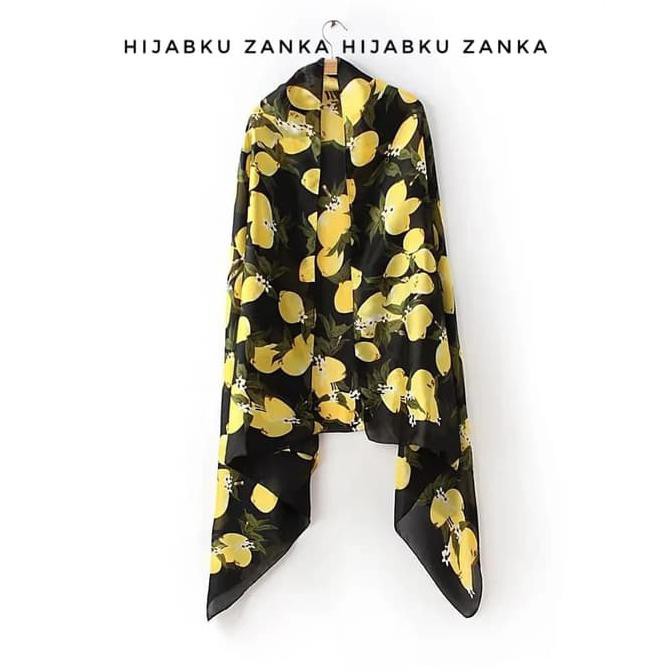 Pashmina/Scarf Silk Sutera Impor (Silk 23) D8142