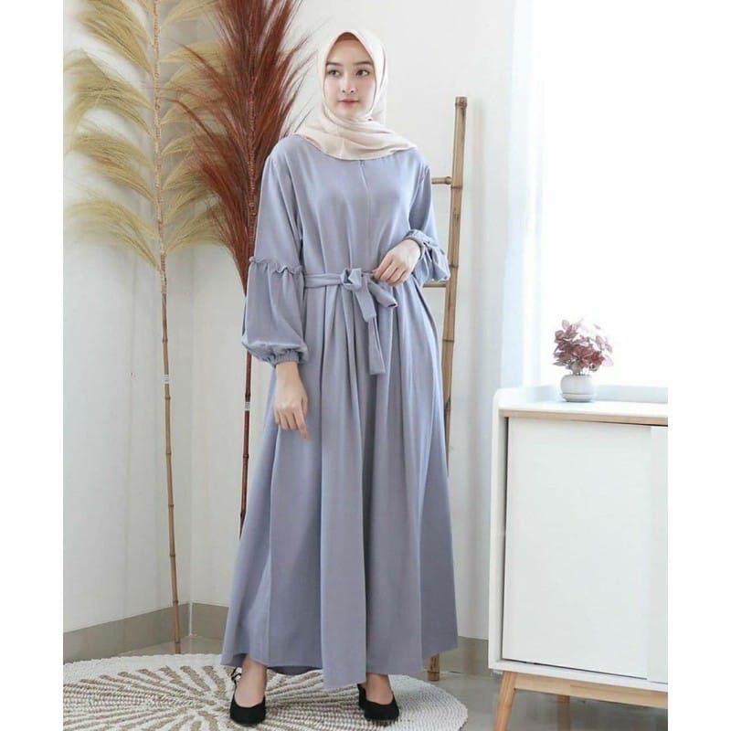 [Fashion Muslim] Gamis LARISA DRESS premium | murah | busui friendly