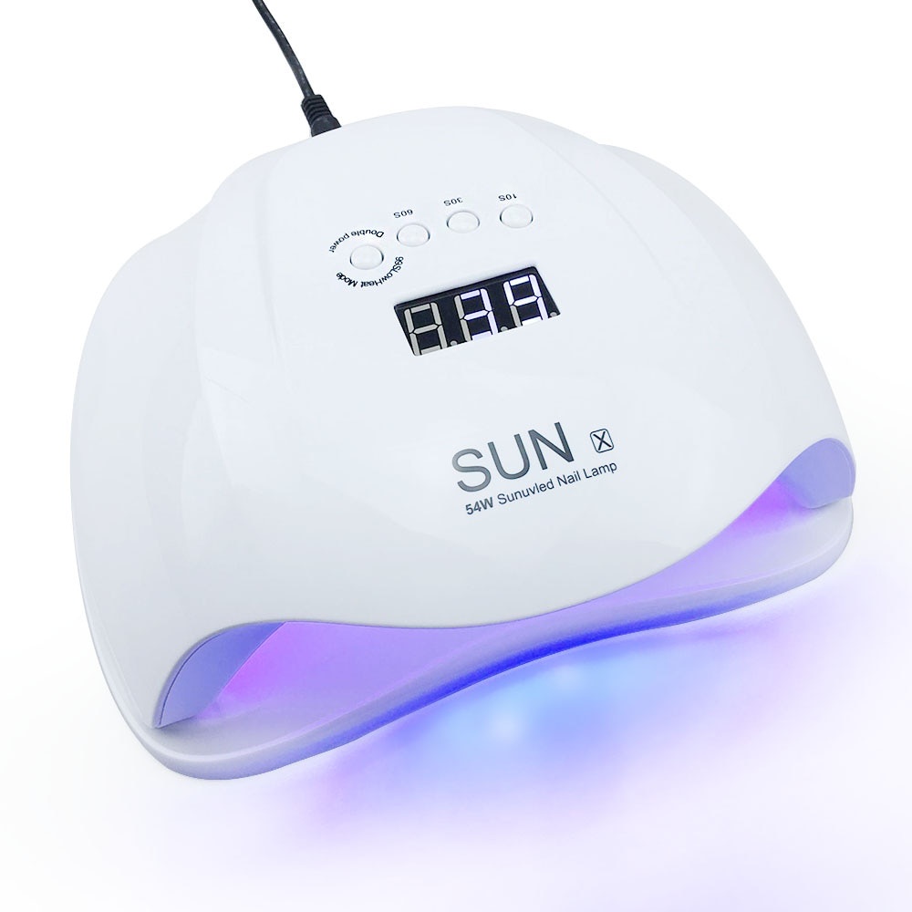 Biutte.co Pengering Kutek Kuku UV LED Nail Dryer 54W - SUN-X PUTIH