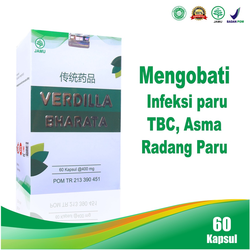 Verdilla Bharata - Obat Paru Paru - Tbc - Batuk Berdarah - semua jenis radang