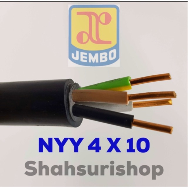 KABEL NYY 4X10 JEMBO METERAN KAWAT