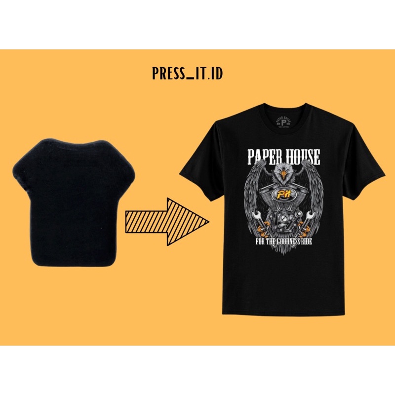 T-Shirt Cotton Compress Premium FTGD Eagle