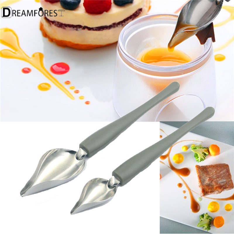 Dr Creative Deco Spoon Stainless Steel Decorate Sushi Food Draw