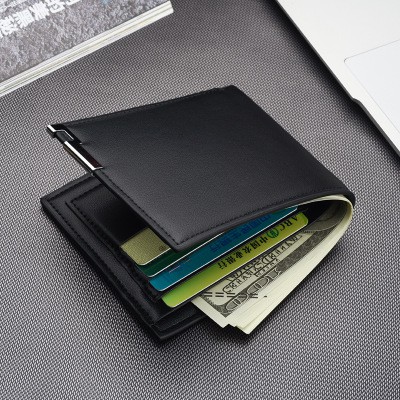 Dompet Pria Lipat Kasual Style Korean Version Dompet Terlaris Masa Kini / Men's Wallet PU Leather