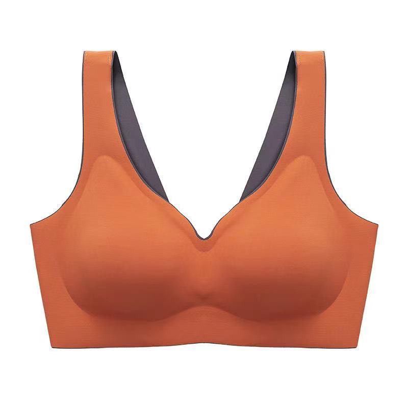 [ LINGERIE MASTER ] - (B-20) Bra Sport BH yoga lari Wanita dengan Model Kualitas Tinggi Lingerie untuk / ZERO FEEL BH Import-B-20 Oren