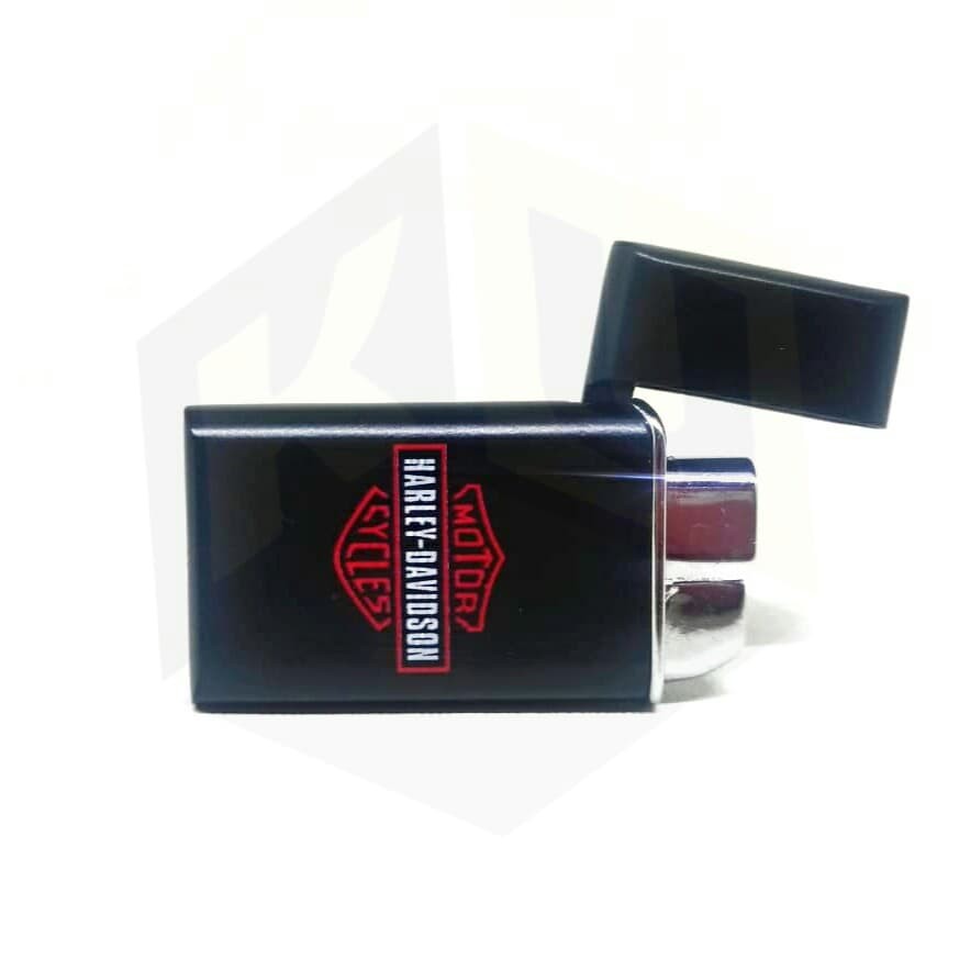 Promo! KOREK API LAS HARLEY DAVIDSON HD 317-10 BLACK MANCIS LIGHTER UNIK Murah!