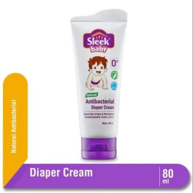 Sleek Baby Antibacterial Diaper Cream 80ml