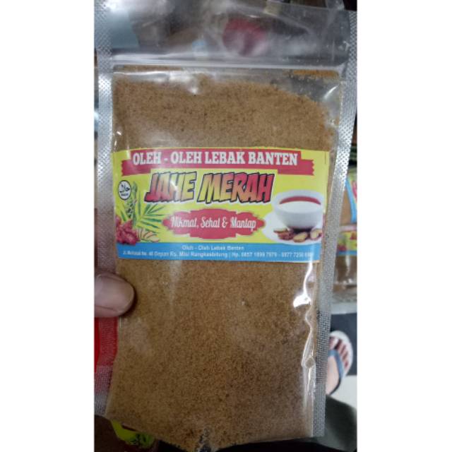 

Gula jahe merah oleh2 lebak banten