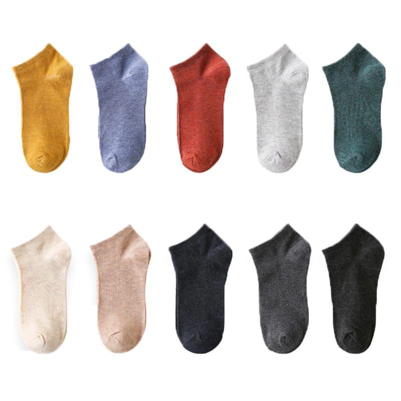 KAOS KAKI PENDEK MATAKAKI POLOS PRIA WANITA REMAJA MURAH / ANGKLE SOCKS UNISEX-2