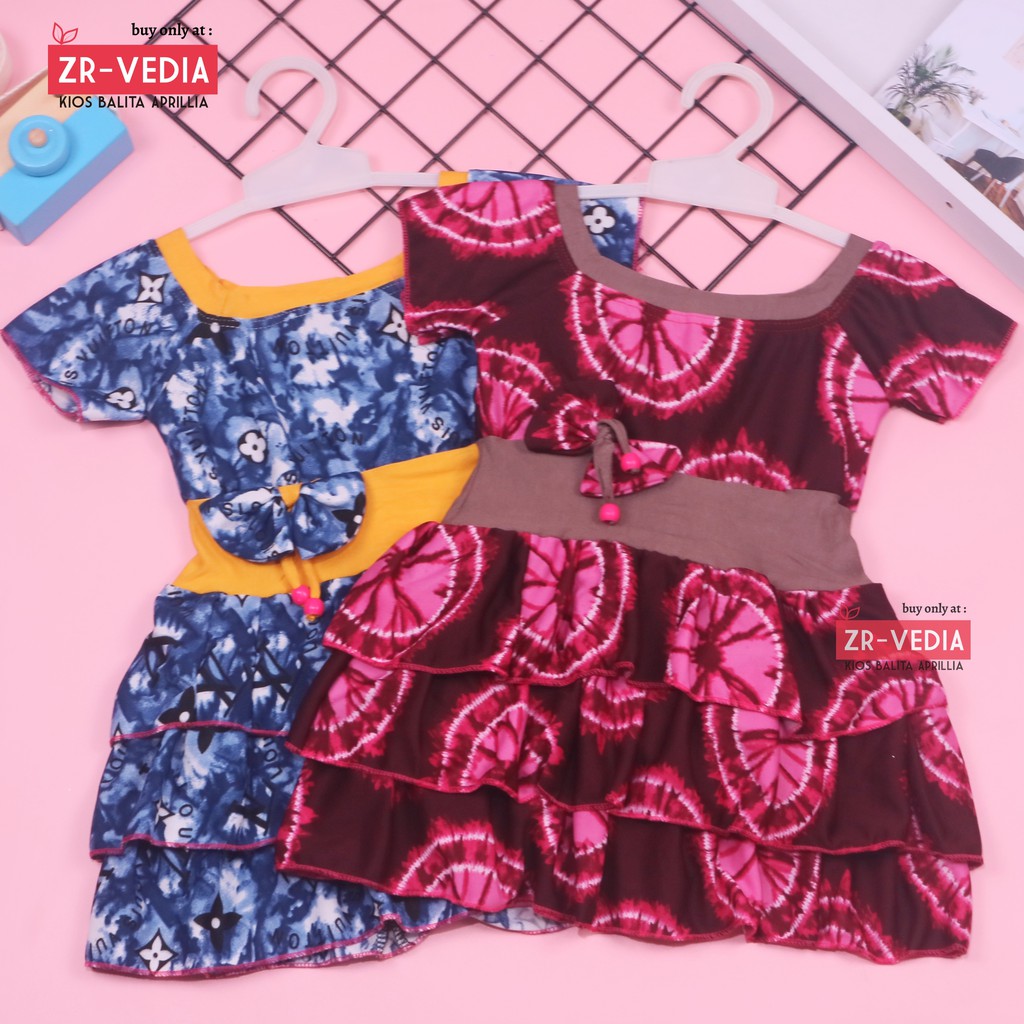 Dress Nayla uk Bayi 3-12 month / Dress Bayi Dress Baby Dress Anak Murah Dress Balita Kaos Anak