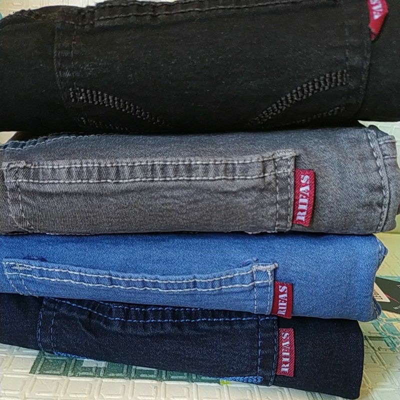 RHIANA JEGGING POLOS JEANS WANITA - CELANA JEGGING JEANS WANITA
