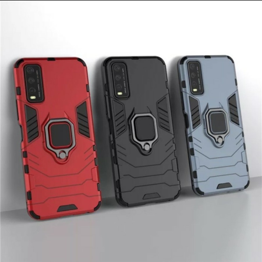 CASE VIVO Y15s Y20 Y21 Y53s RING SLIDE CAMERA HYBIRD