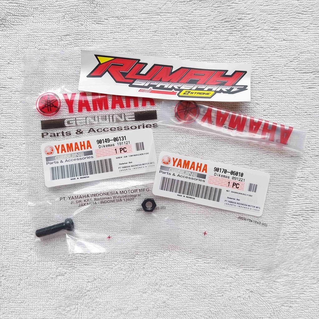 BAUT DAN MUR SET HANDLE REM DEPAN CAKRAM RX KING ORIGINAL