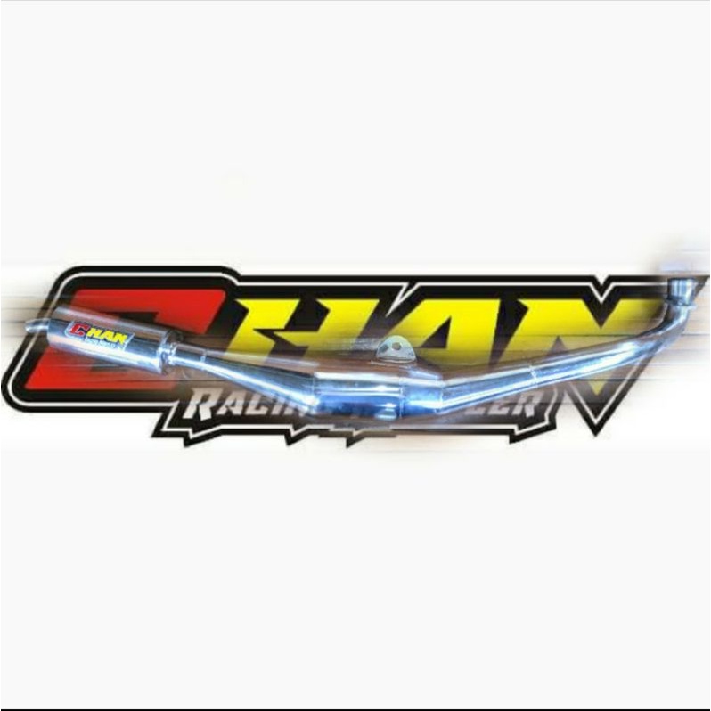 Knalpot FIZ R Chan Racing type Standar Racing Chrome