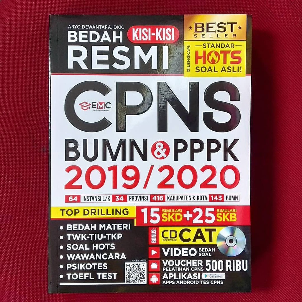 Buku Cpns Bedah Kisi Kisi Resmi Cpns Bumn Pppk 2019 2020 Cd Shopee Indonesia