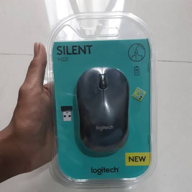 Mouse ORIGINAL logitech m221 tanpa bunyi | Shopee Indonesia