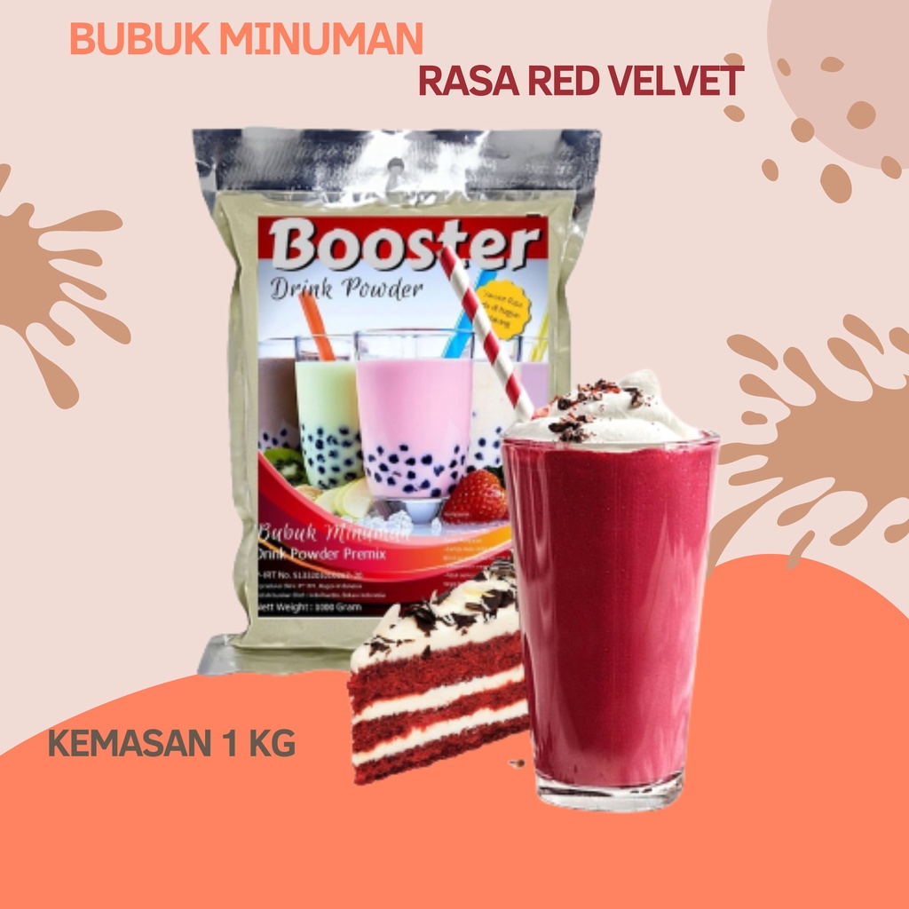 

Serbuk Minuman Aneka Rasa Premium Rasa Red Velvet Minuman Instan Bubuk Kemasan 1 Kg