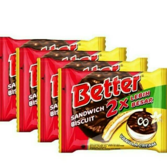 better  sandwich cream vanilla 10pcs