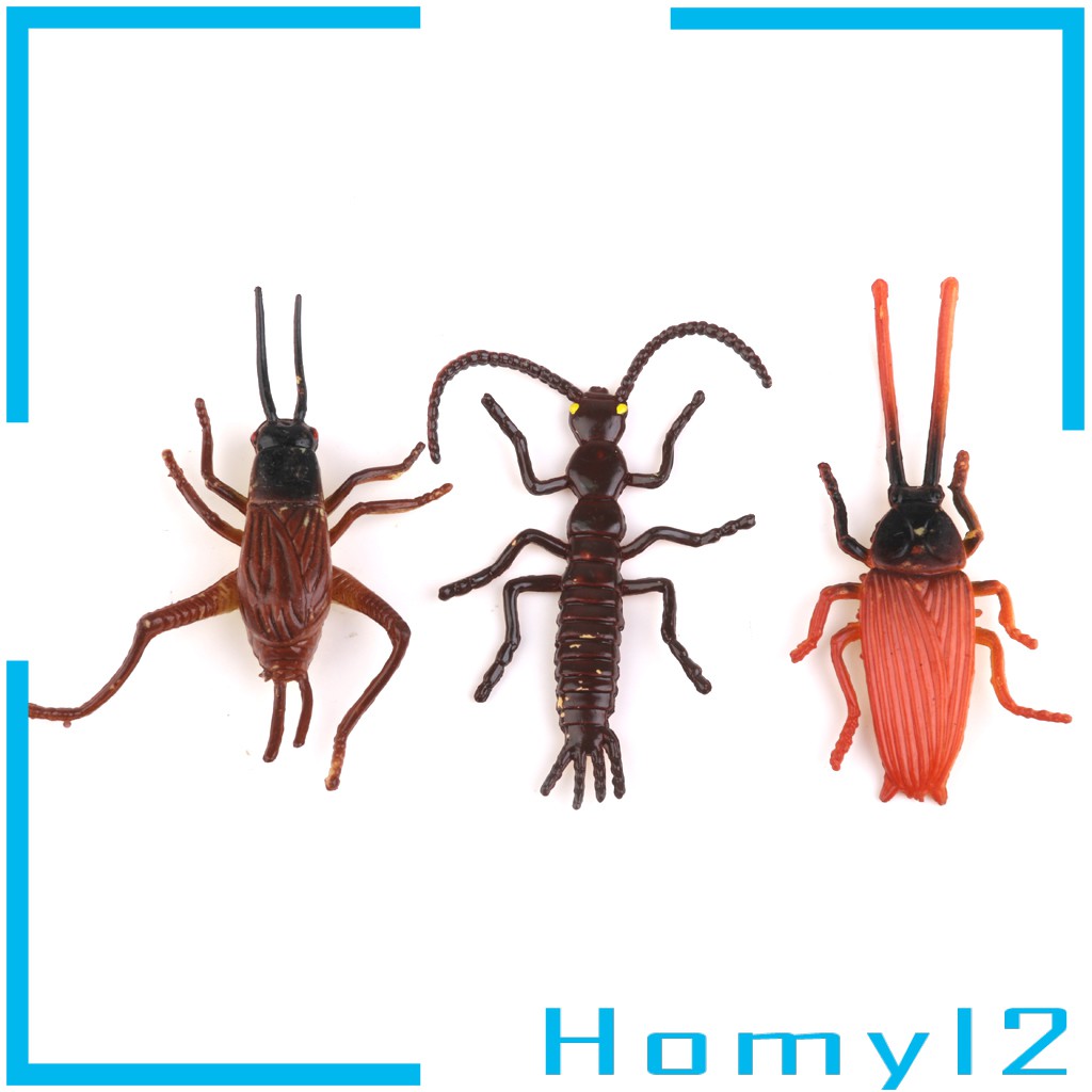 [HOMYL2] 24x Plastic Insect Model Ladybug Scorpion Bee Ant Bugs Kids Educational Toy