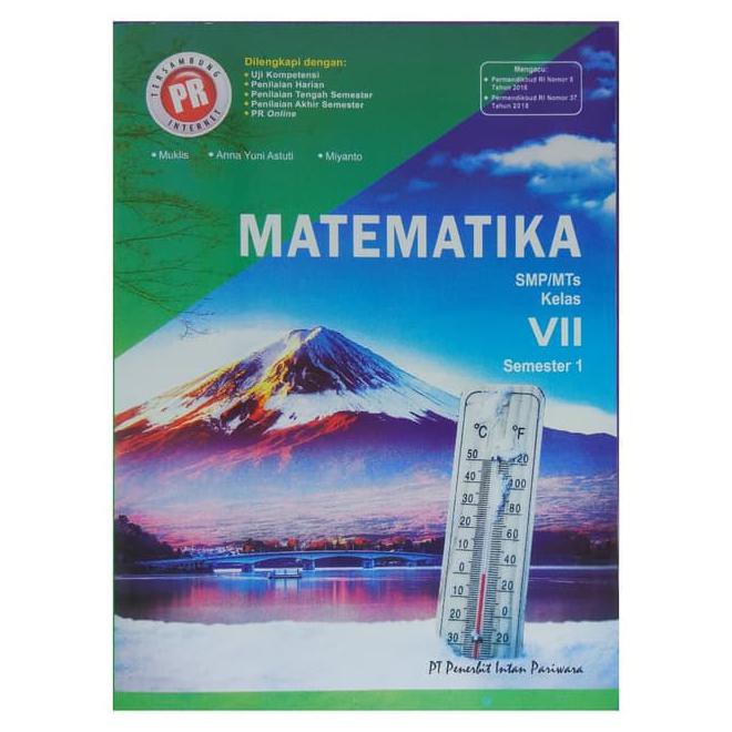 Jual Buku Pr Matematika Kelas 7 Smp Semester 1 Terbaru Pt Intan