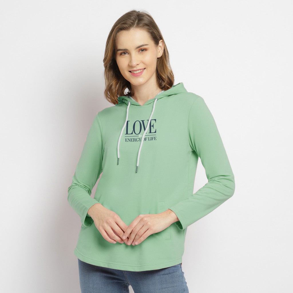 Flamoush Soyala Green Sweater Wanita