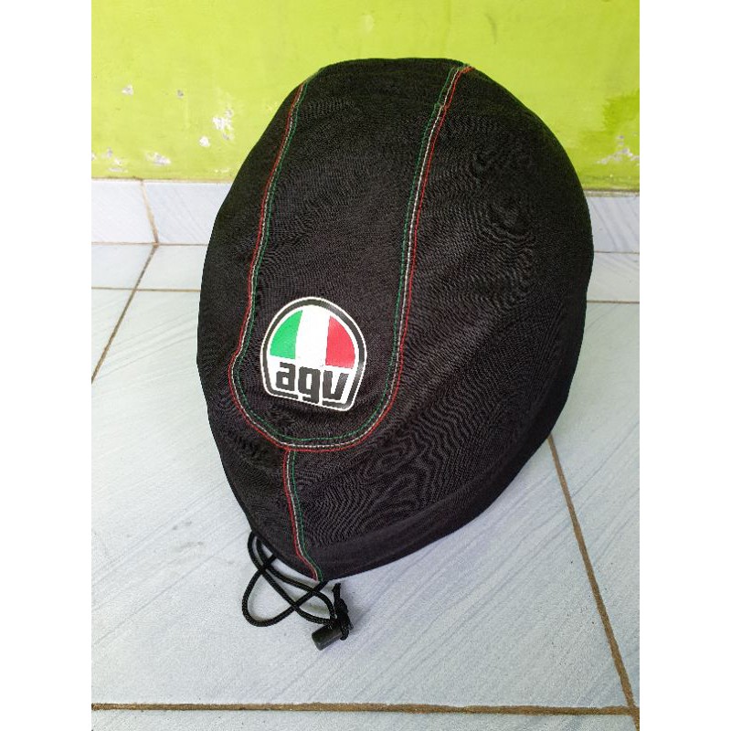Sarung helm AGV pista black