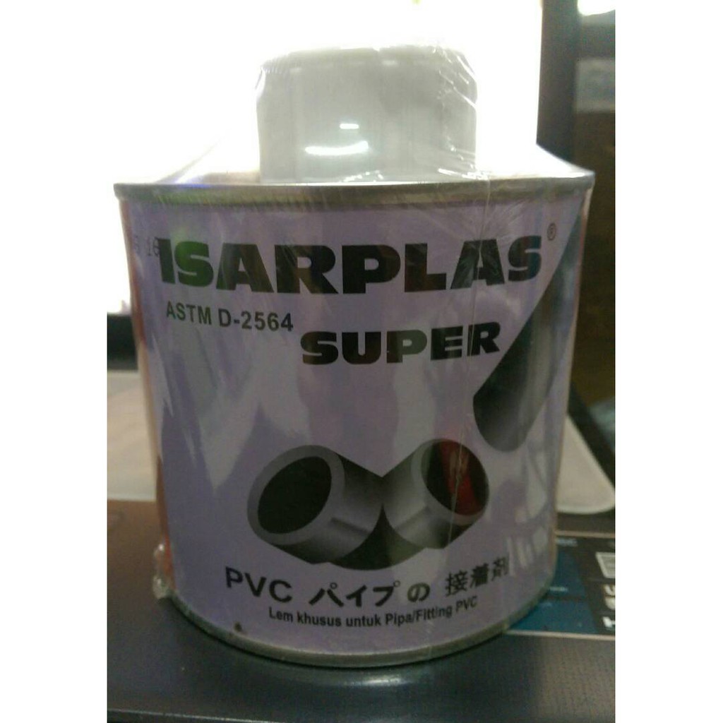 

LEM PIPA PVC ISARPLAS KALENG / LEM PRALON / LEM ISARPLAS