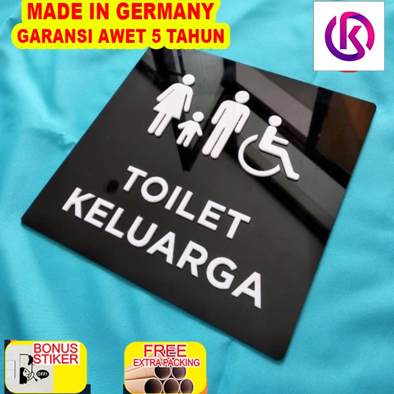 

Terlaris Sign Board Akrilik Timbul | Toilet Keluarga Sign | Acrylic Sign