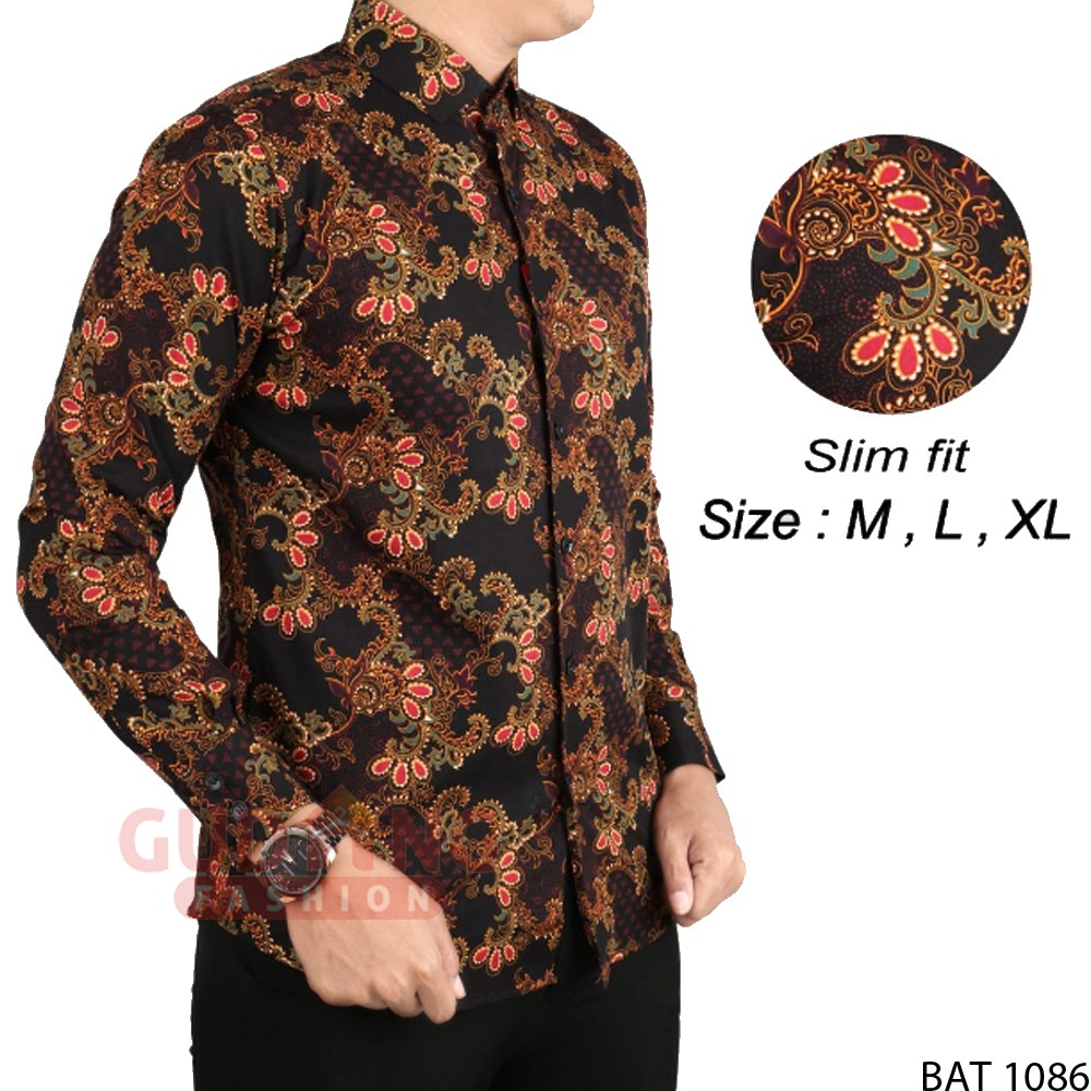 Baju Batik Pria Kemeja Etnik Modern - BAT 1086