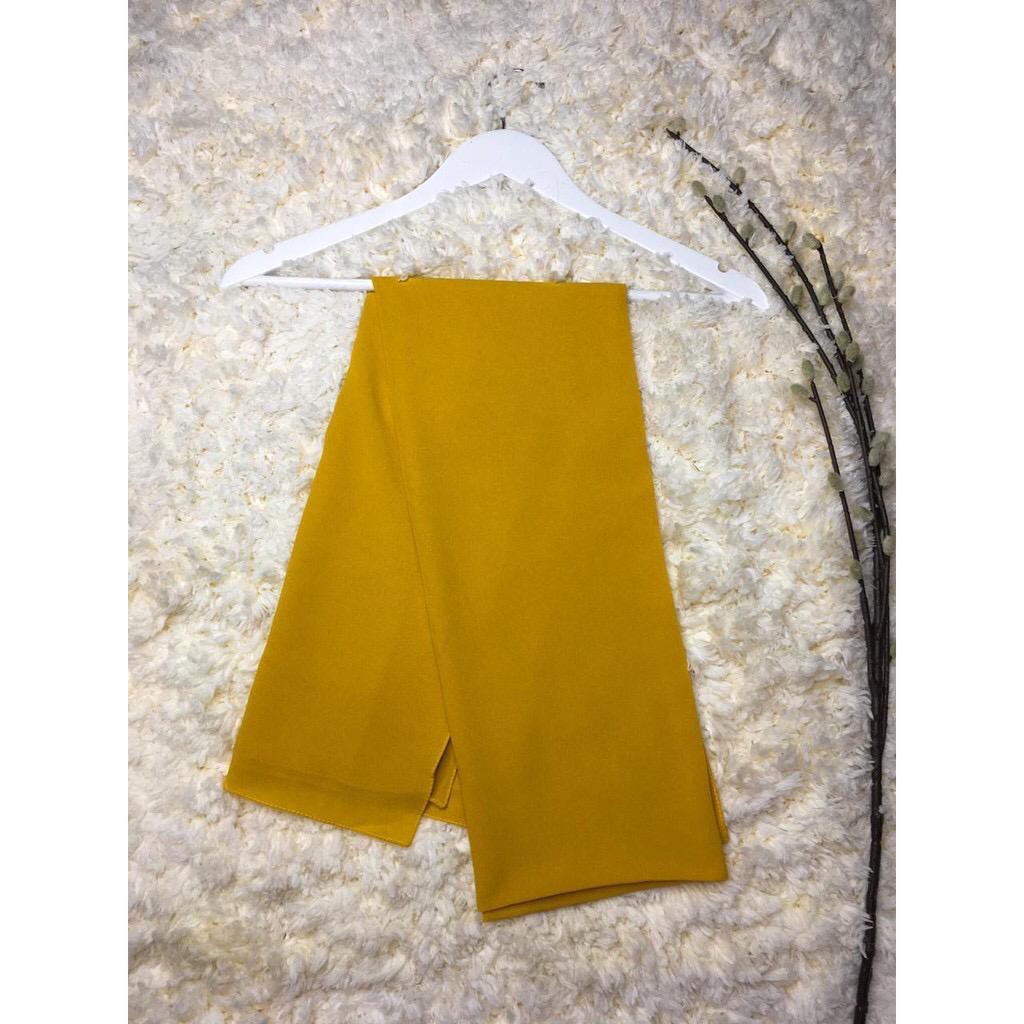 BIG SALE!! Pashmina Sabyan part 2 Diamond Italiano Premium 175x75 Grosir Hijab Kece Cantik-KUNING KUNYIT