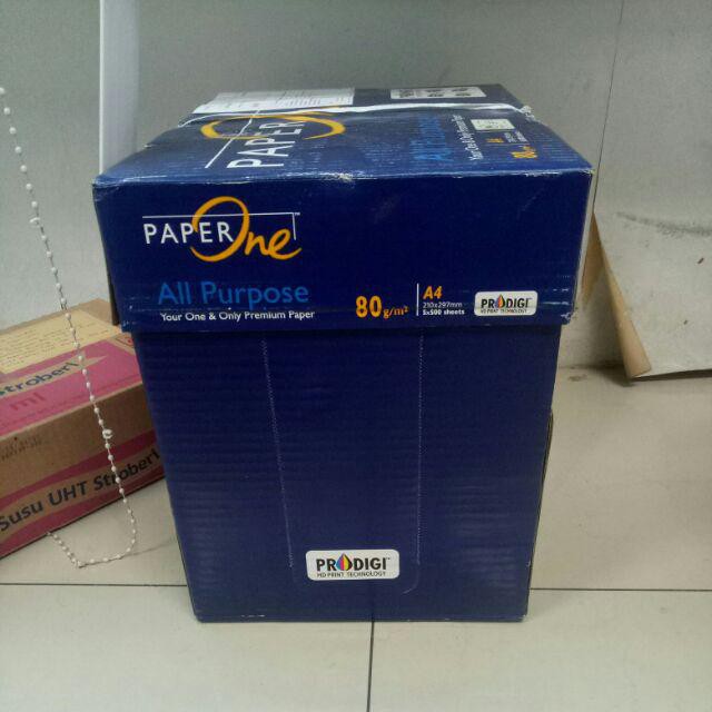 KERTAS HVS PAPER ONE F4 - 80 GR ( RIM)