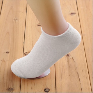SF - Kaos Kaki Ankle Cute Kaos Kaki Pendek Polos dan Motif Semata Kaki Import Murah Motif Polos-POLOS PUTIH