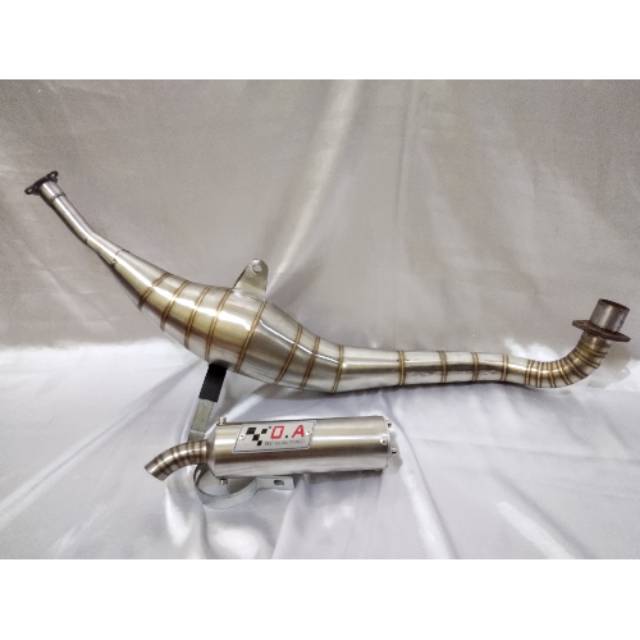 Knalpot FIZ-R kolong kompetisi stenlis