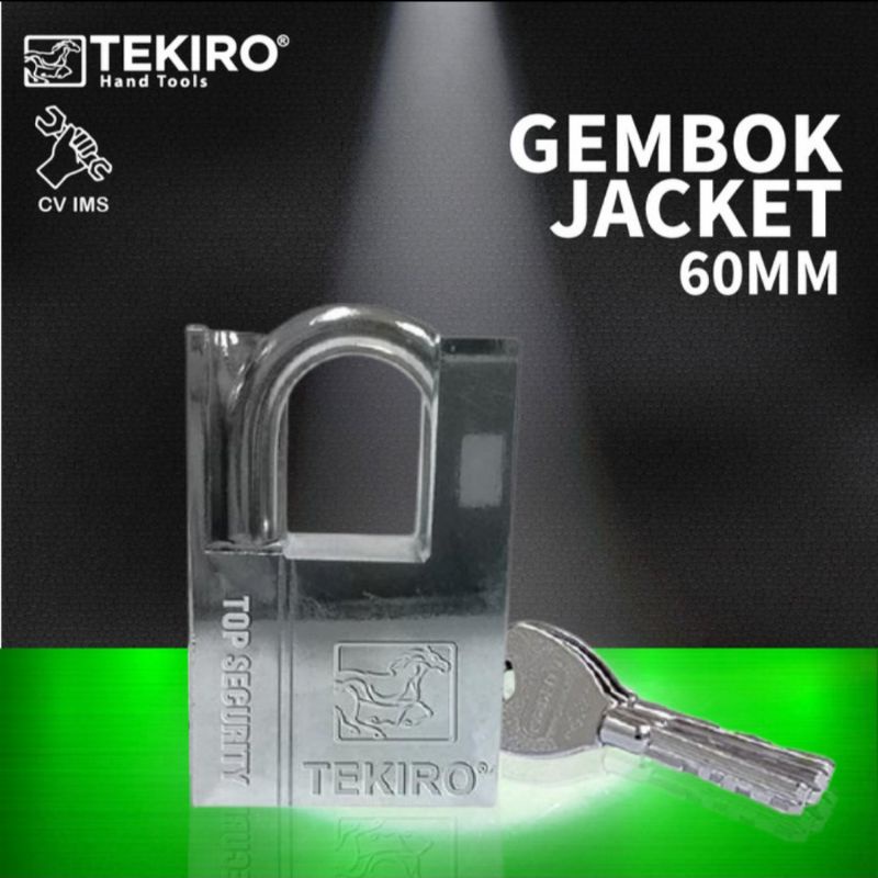 Gembok Jaket 60mm Tekiro Original