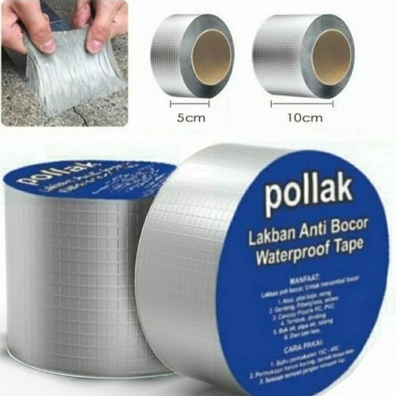 :<:<:<:<] Lakban Aluminium foil Waterproof tape tambal bocor atap anti air