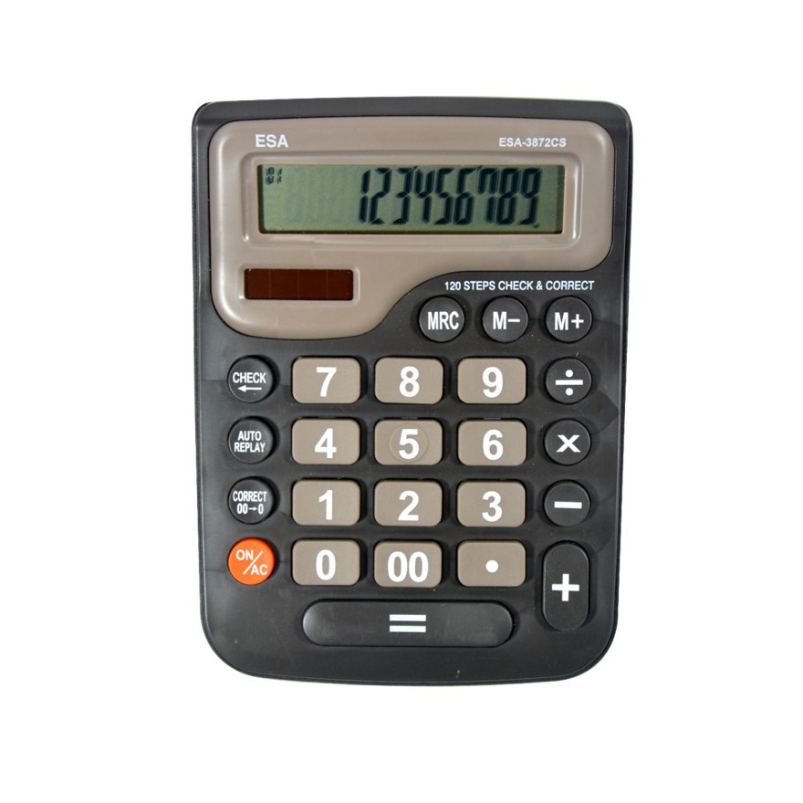 

Kalkulator Check Correct 12 Digits ESA 3872 Auto Replay Free Baterai
