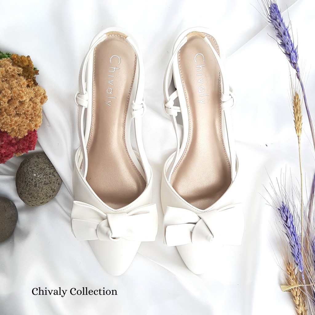 New Arrival Chivaly Collection - Cllara /Sendal Wanita/Heels 5cm-5