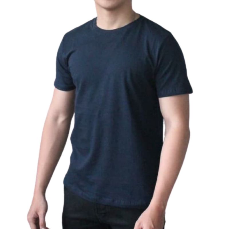 Kaos Polos Bahan PE 30S Berkualitas Tinggi O Neck Pria Casual Oblong Simpel